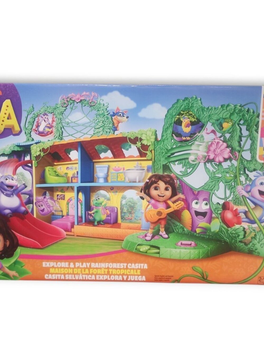 New Sealed Dora, Explore & Play Rainforest Casita Playset Rainforest Playset